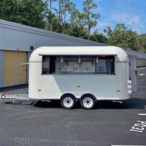 New Retro Streamline Food Trailer - 13ft Mobile Kitchen - White Vintage Style